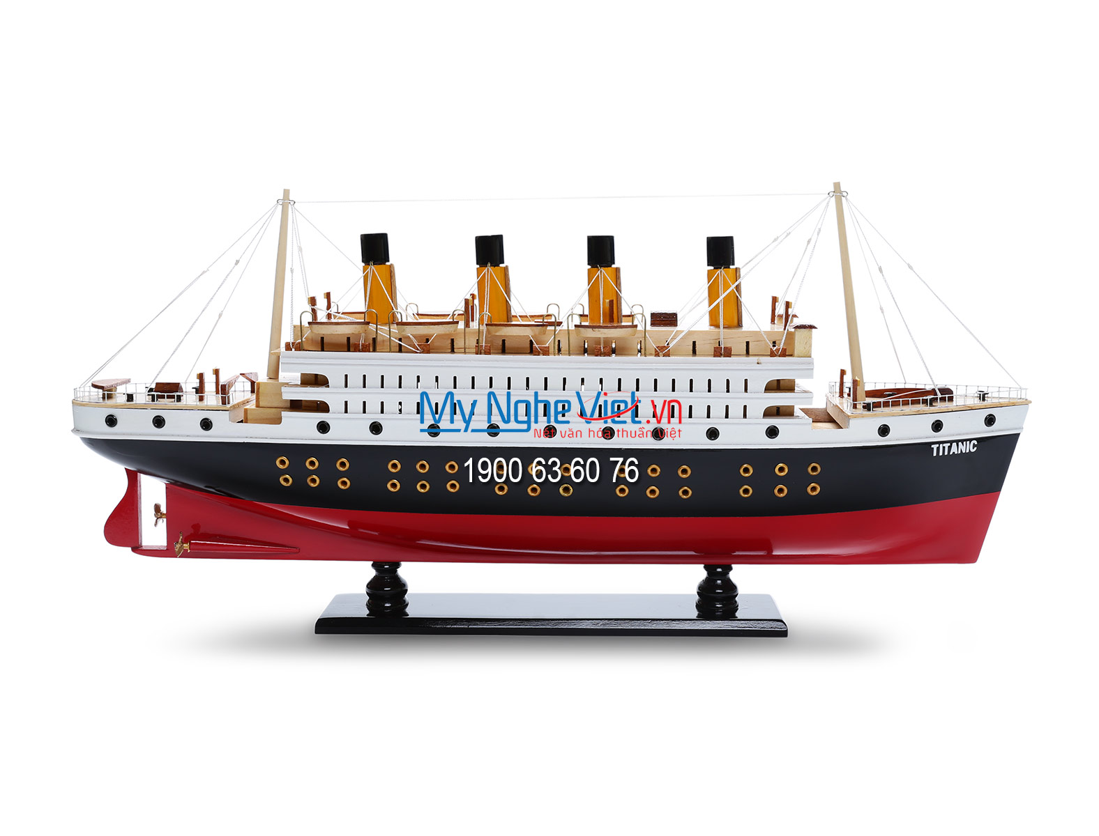 Mô hình du thuyền Titanic không đèn (thân 40cm) MMNV-TB11-40