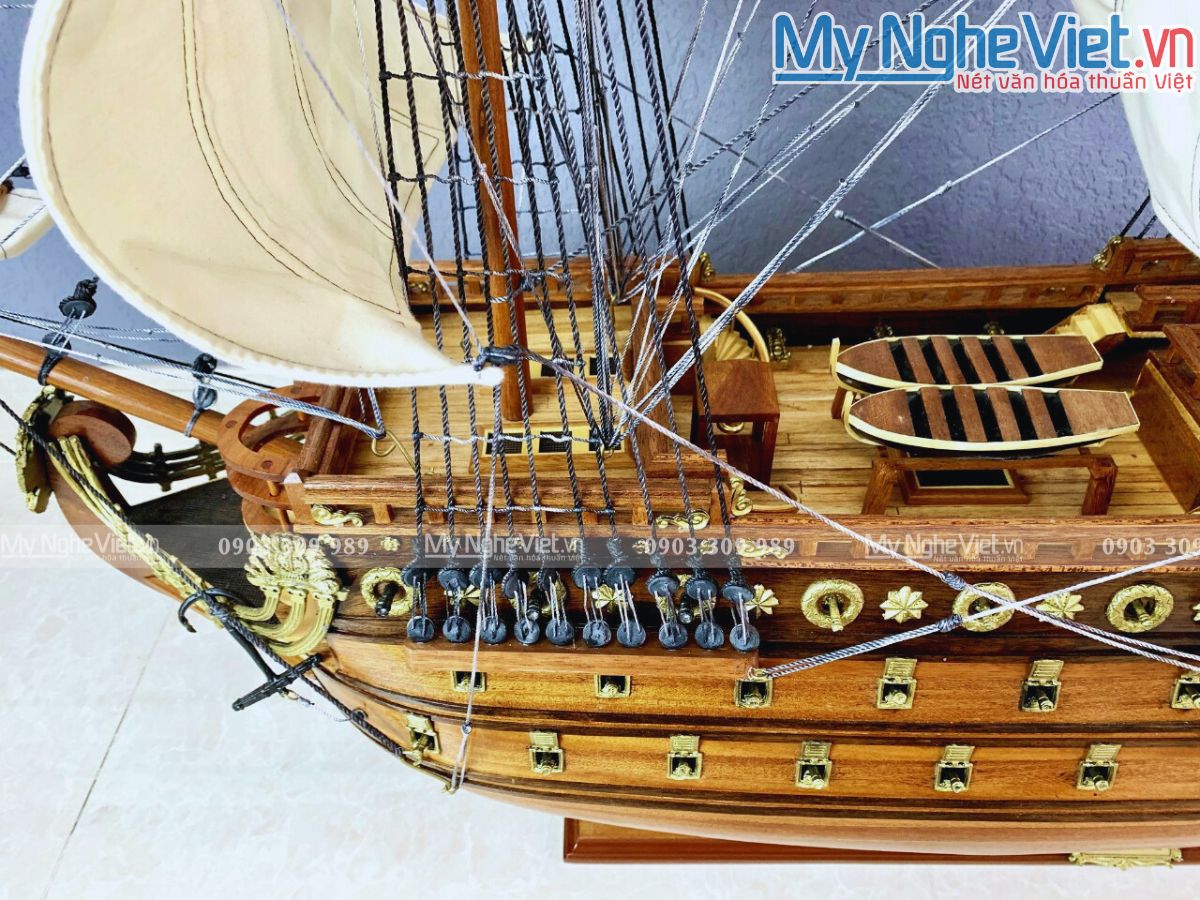 Mô hình thuyền chiến cổ San Felipe 1m2 MNV-TB14-120
