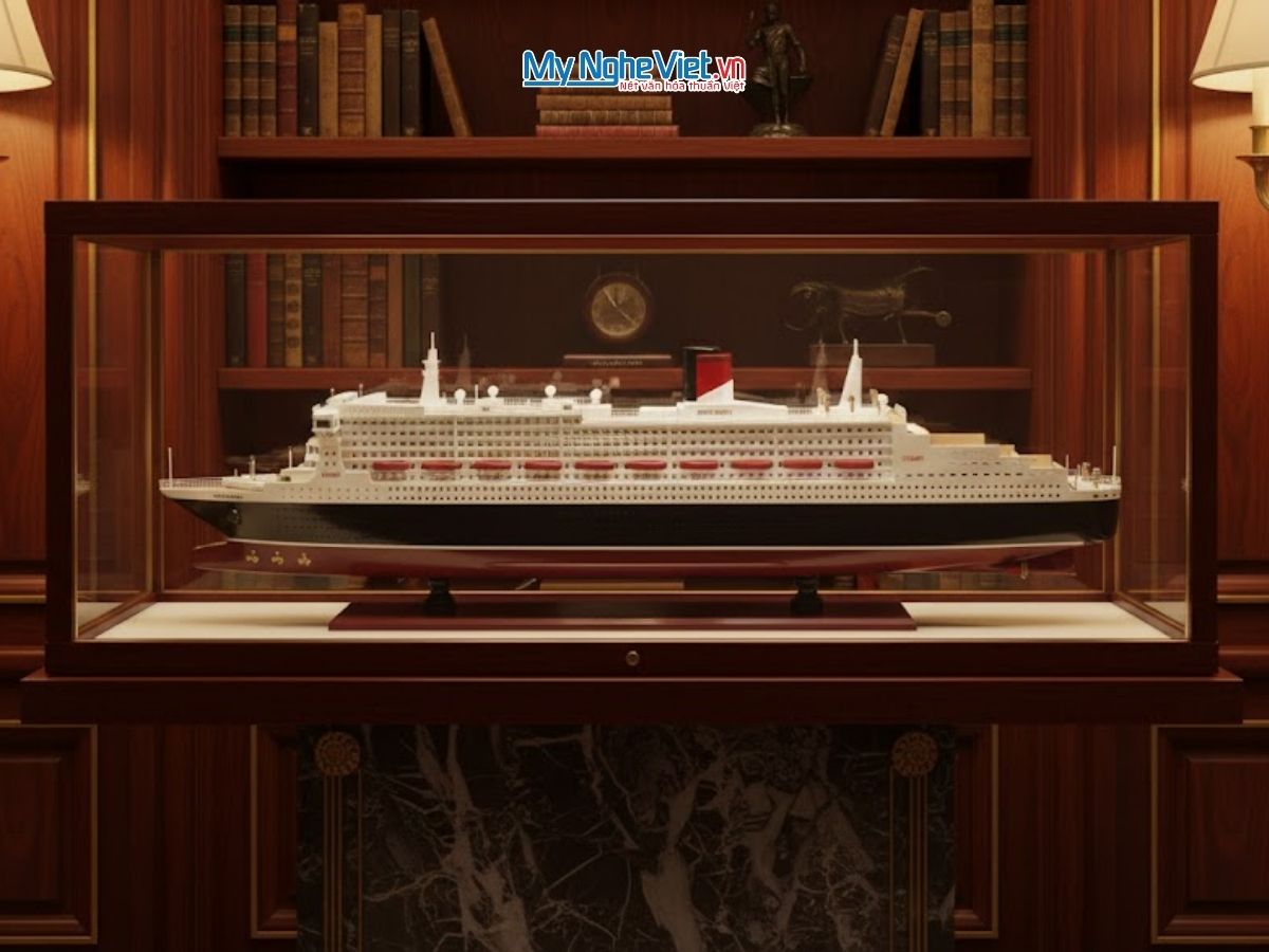 Mô hình du thuyền Queen Mary 2 MNV-TB12-1
