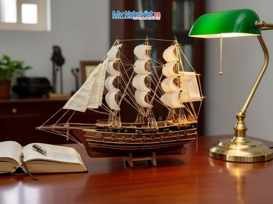 Mô hình tàu thuyền chiến cổ Napoleon (thân 40cm) MNV-TB29T