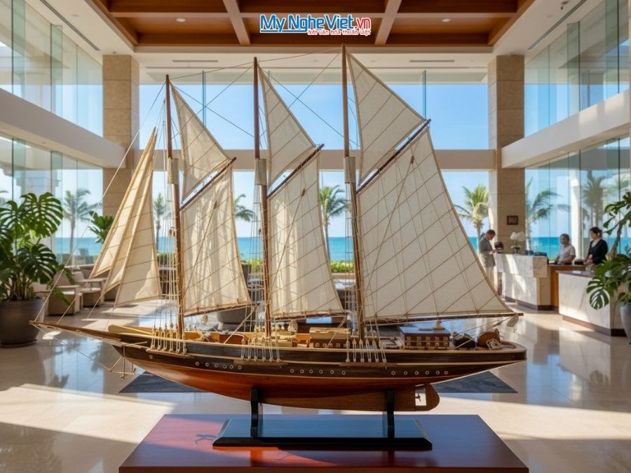 Mô Hình Tàu Thuyền Atlantic (Thân 1m2) MNV-TB20/120