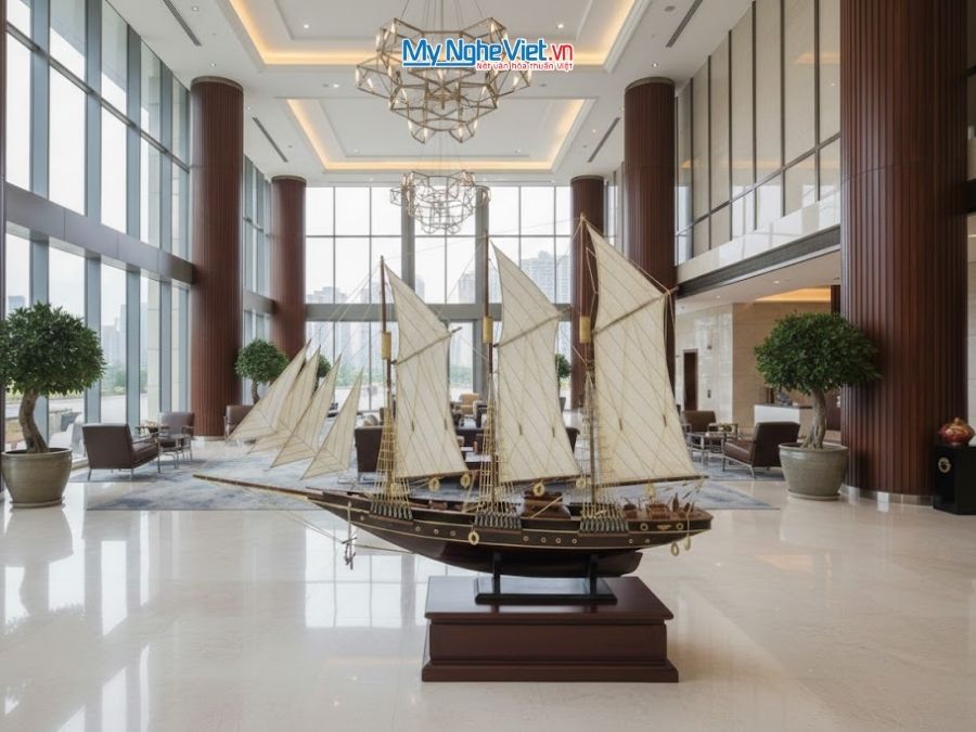 Mô hình thuyền buồm Atlantic (Thân 1m5) MNV-TB20/150