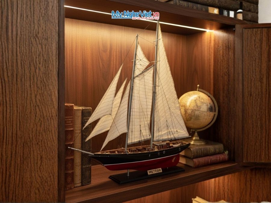 Mô hình Du thuyền Meteor 90cm MNV-TB35