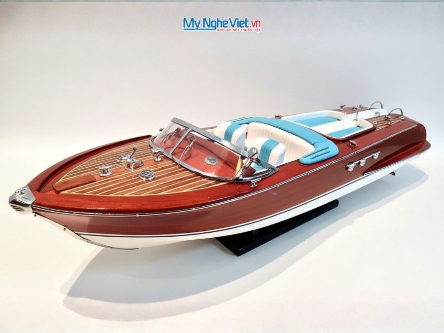 Mô Hình Du Thuyền Riva Aquarama (Thân 70cm) MNV-TB13 - Mô hình thuyền trang trí