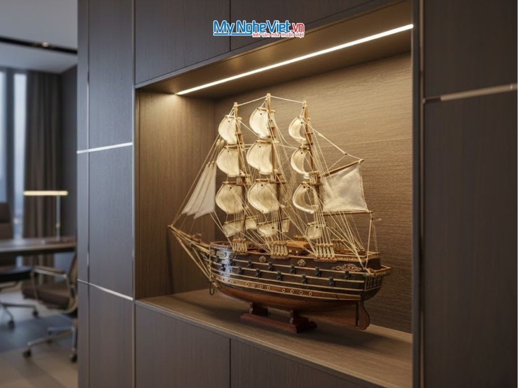 Mô hình tàu thuyền chiến cổ Napoleon (thân 60 cm) TB29T6