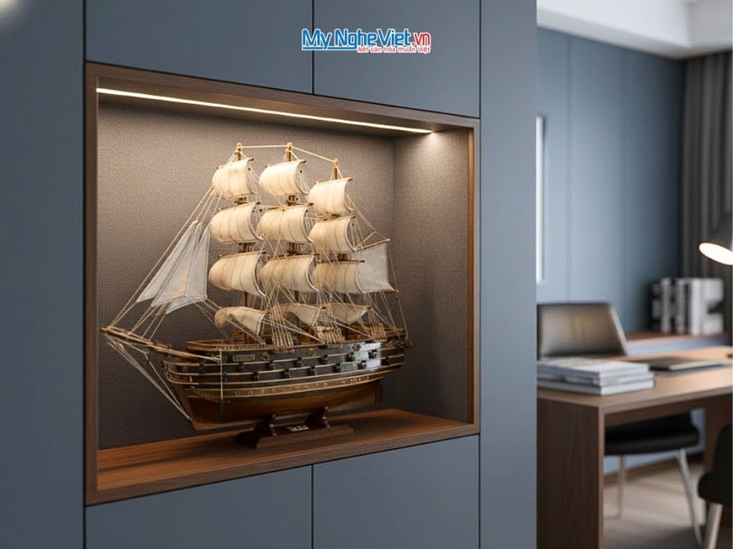 Mô hình tàu thuyền chiến cổ Napoleon (thân 60 cm) TB29T6