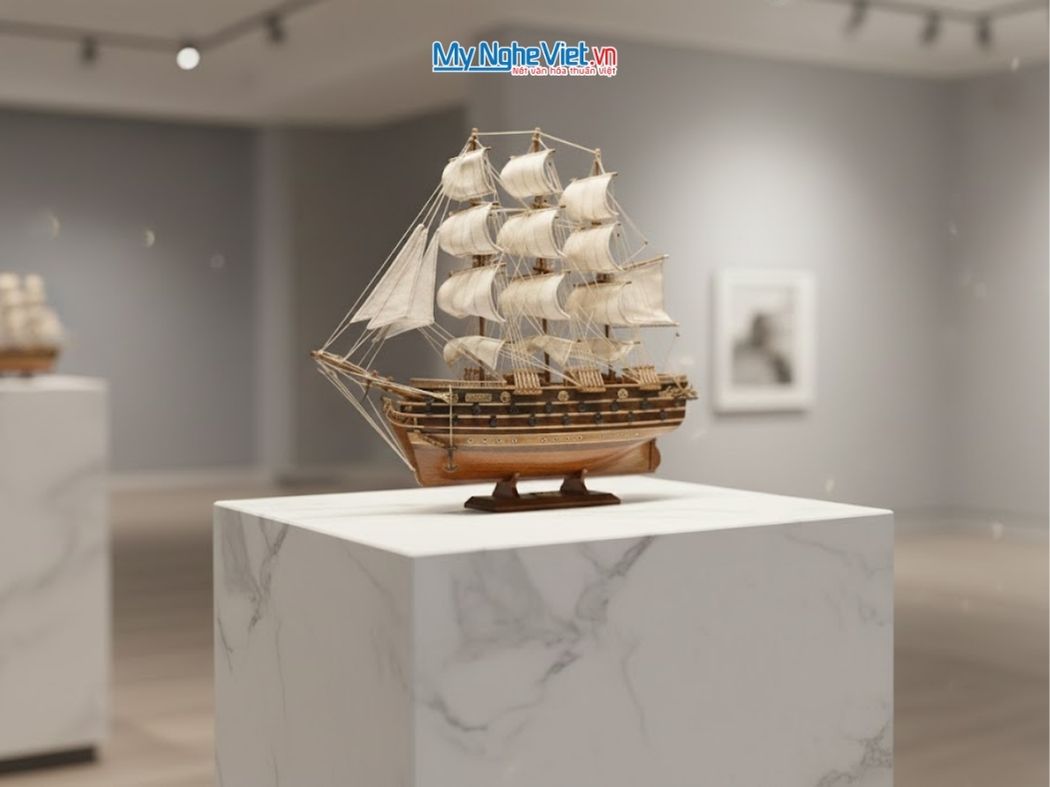 Mô hình tàu thuyền chiến cổ Napoleon (thân 60 cm) TB29T6