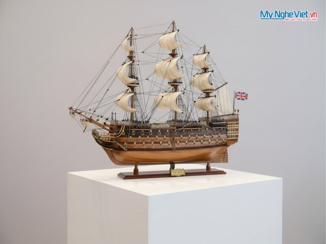 Mô Hình Thuyền Chiến Cổ HMS Victory (Thân 80) MNV-TSHVI80W