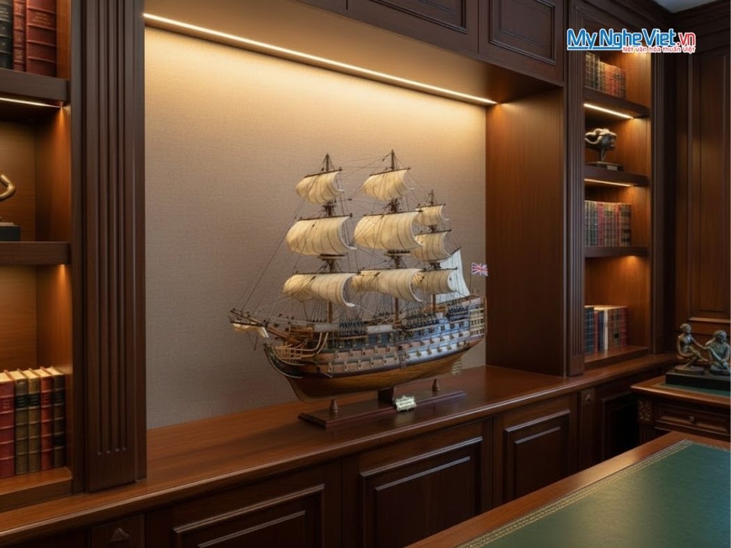 Mô Hình Thuyền Chiến Cổ HMS Victory (Thân 80) MNV-TSHVI80W