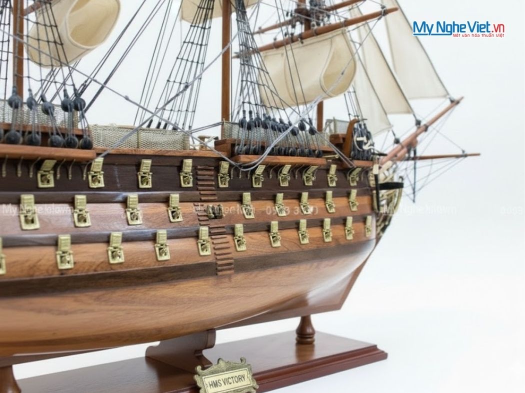 Mô Hình Thuyền Chiến Cổ HMS Victory (Thân 80) MNV-TSHVI80W