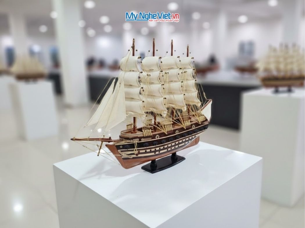 Mô hình tàu thuyền chiến cổ Napoleon (thân 60 cm) TB29T6