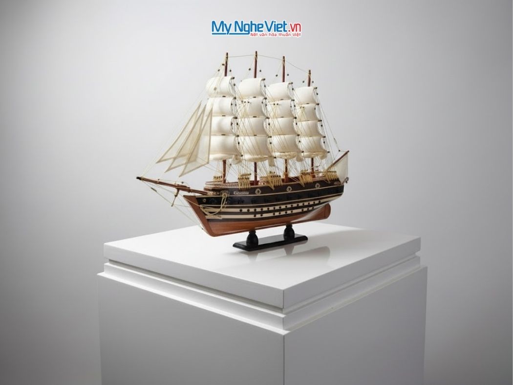 Mô hình tàu chiến Jylland cao cấp (Thân 60cm) MNV-TB27-60CC – Mô hình thuyền thuận buồm xuôi gió