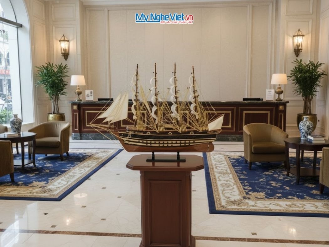 Mô hình tàu chiến Jylland cao cấp (Thân 60cm) MNV-TB27-60CC – Mô hình thuyền thuận buồm xuôi gió