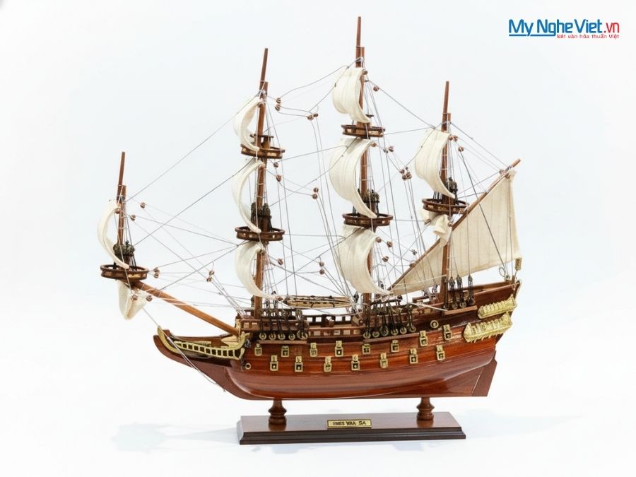 Mô Hình Tàu Thuyền Chiến Cổ Wasa HS077 - WASA 1628 (Thân 45cm) - MNV-TB30/45