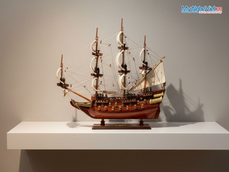 Mô Hình Tàu Thuyền Chiến Cổ Wasa HS077 - WASA 1628 (Thân 45cm) - MNV-TB30/45