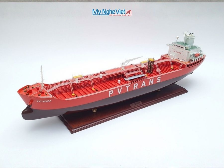 Mô Hình Tàu Chở Dầu PVT AZURA (Thân 100cm) - Mô Hình Tàu Thuyền Trang Trí