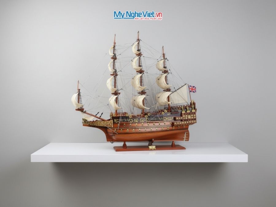 Mô Hình Tàu Thuyền Chiến Cổ Sovereign Of The Seas 1m2 MNV-TB14/1m2 - Mô hình thuyền buồm phong thủy