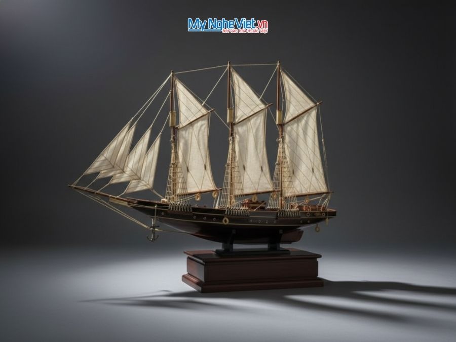 Mô hình thuyền buồm Atlantic (Thân 1m5) MNV-TB20/150