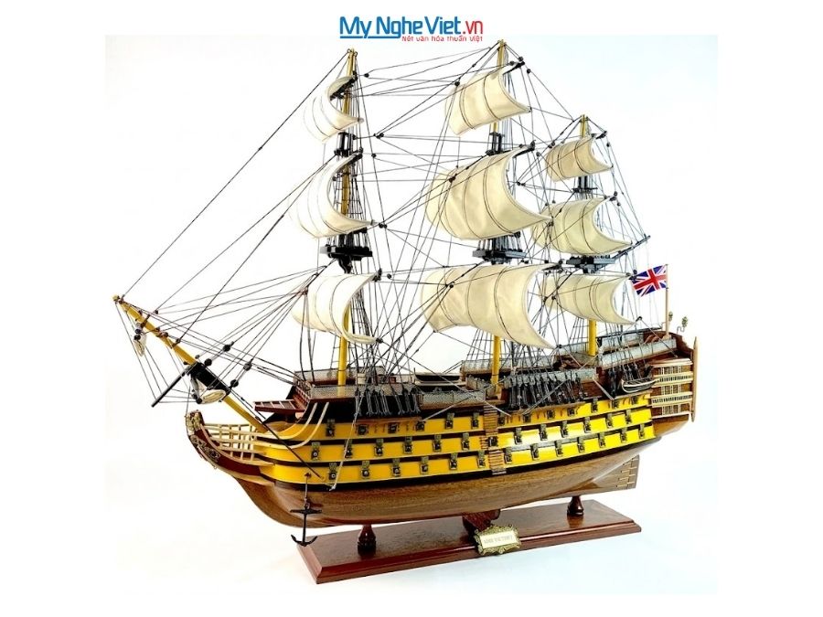 Mô Hình Tàu Thuyền Chiến Cổ HMS Victory (Thân 80cm) MNV-TB32