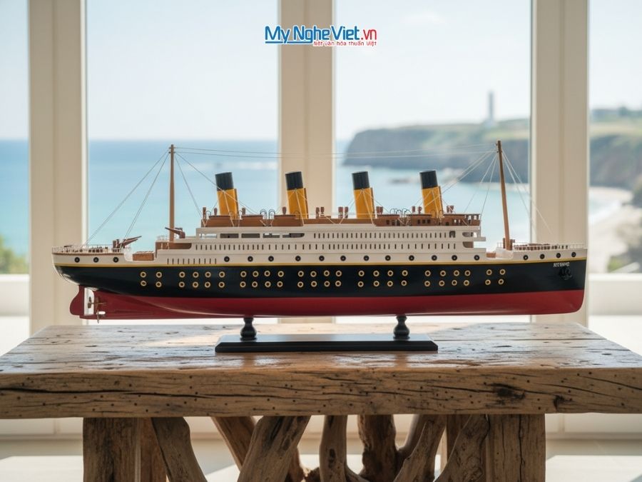 Mô Hình Thuyền Titanic (Thân 80cm) MNV-TB11-80
