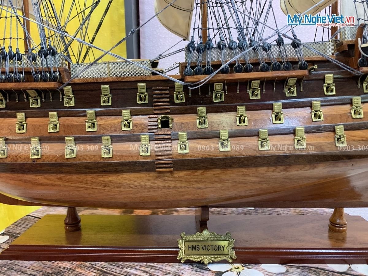 Mô Hình Thuyền Chiến Cổ HMS Victory (Thân 80) MNV-TSHVI80W