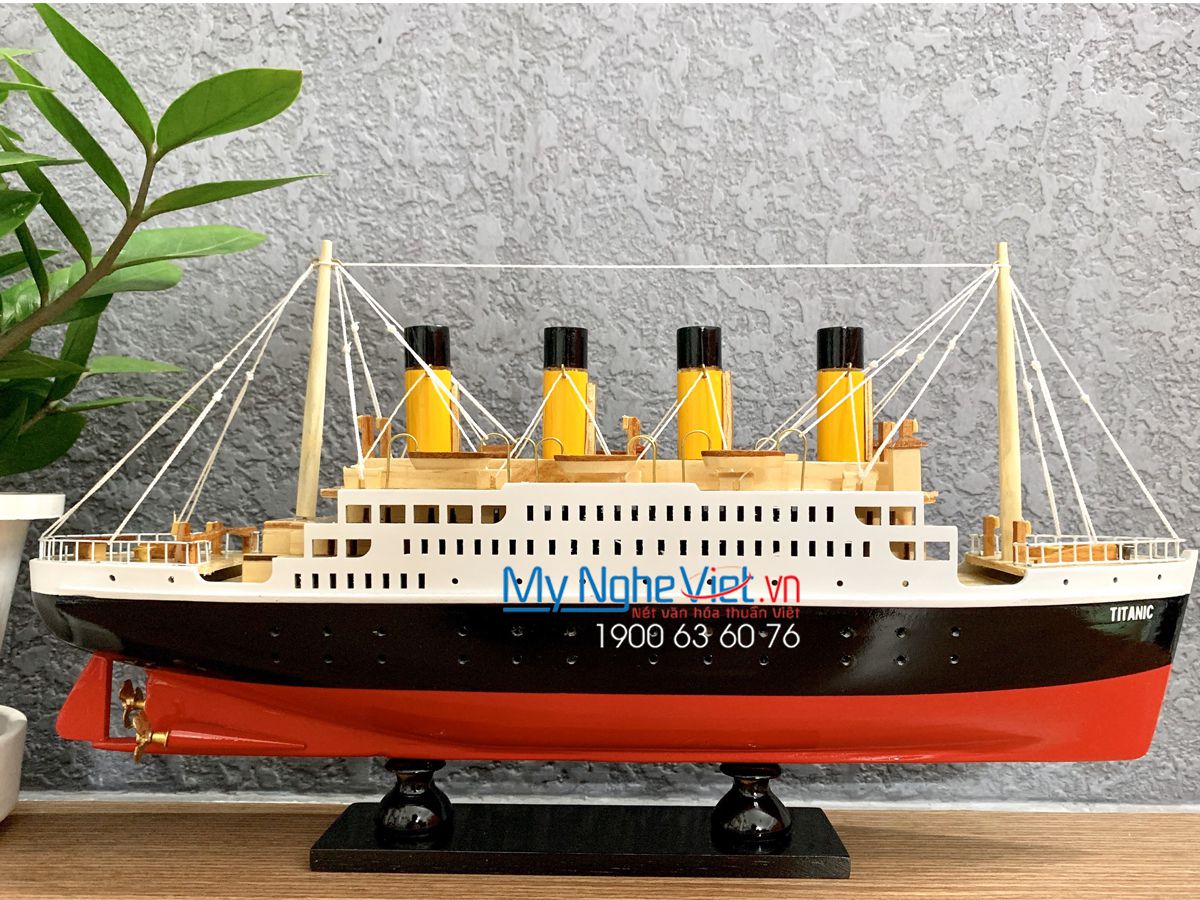 Tàu thuyền mô hình Titanic thân 40cm không đèn MNV-TB11-40
