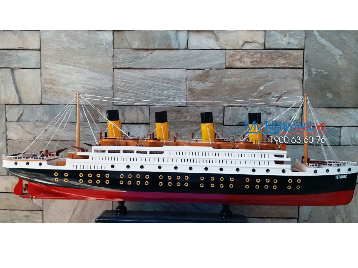 Tàu thuyền mô hình du thuyền Titanic (Thân 1m) MNV-TB11-100