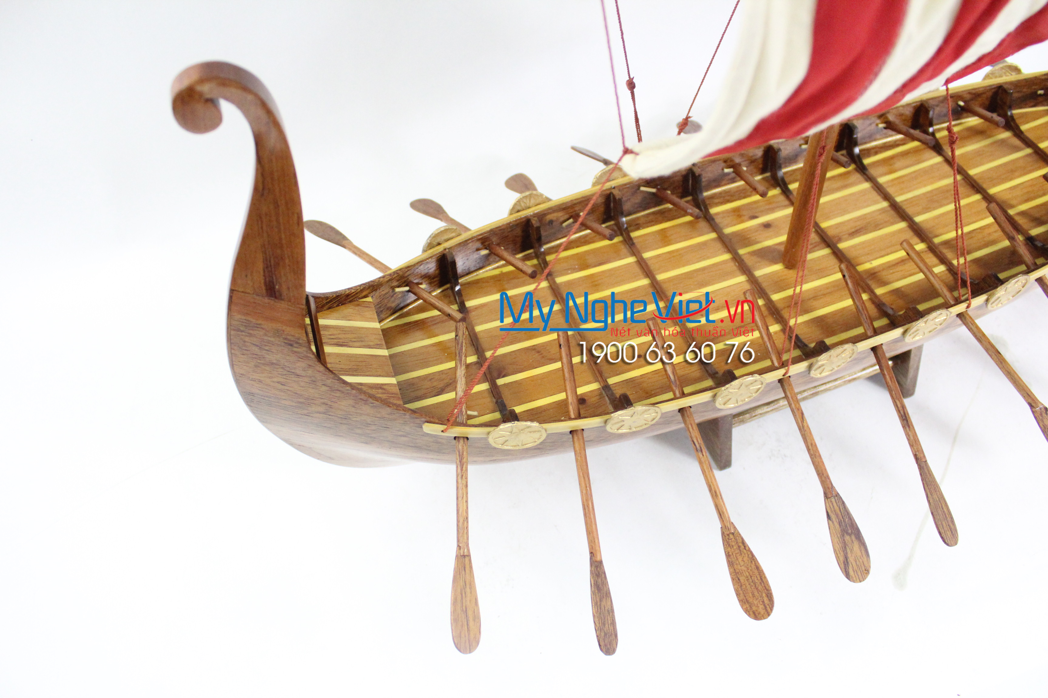 Mô Hình Tàu Thuyền Cổ Việt Nam - Viking (Thân 60cm) MNV-MB01